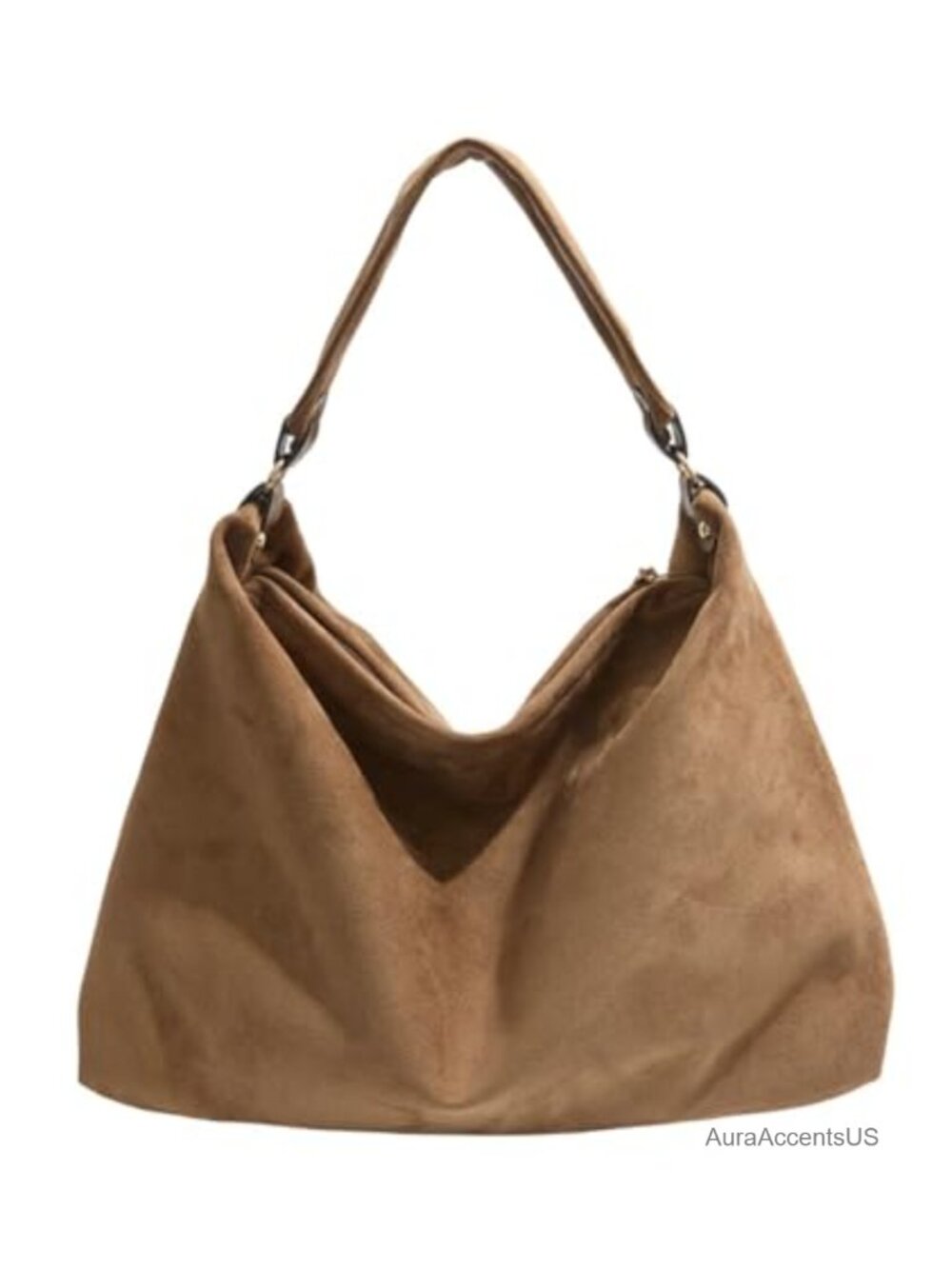 Suede Hobo Shoulder Bag Satchel Purse for Women Work Casual Everyday